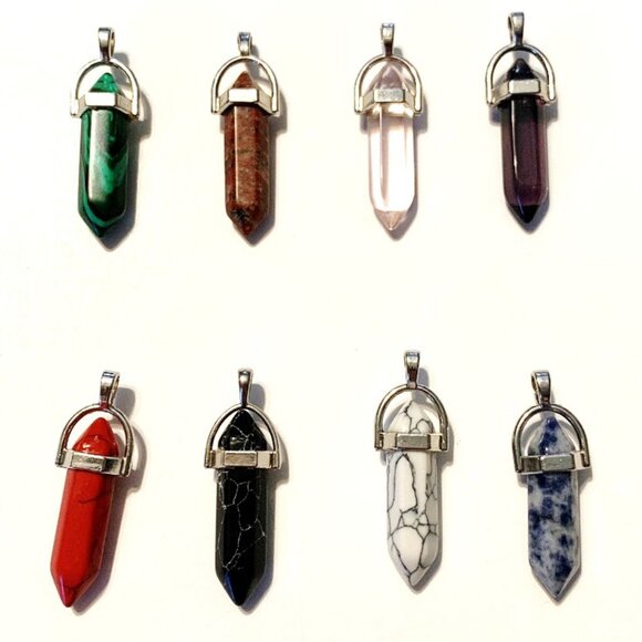 Witch’s Healing Crystal Pendant Collection – 8 Stones of Power & Intention - Picture 2 of 12